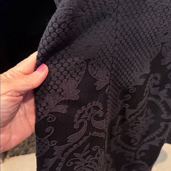 Peter Nygard Black Textured Vest size 14 - Picture 5 of 5